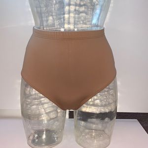 Danskin Half Leotard/Dance Spanks. Matte Deep Tan NWOT S/P